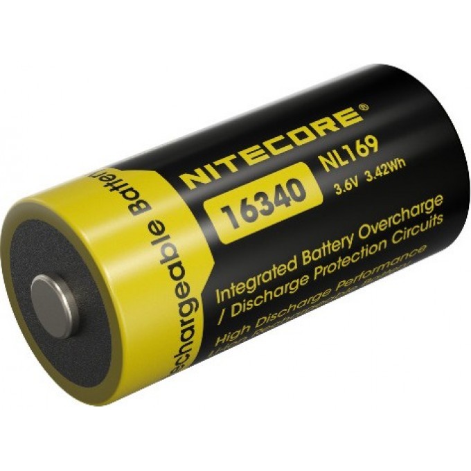 Аккумулятор NITECORE NL169R RCR123/16340 Li-ion 3.7v 950mAH 0595