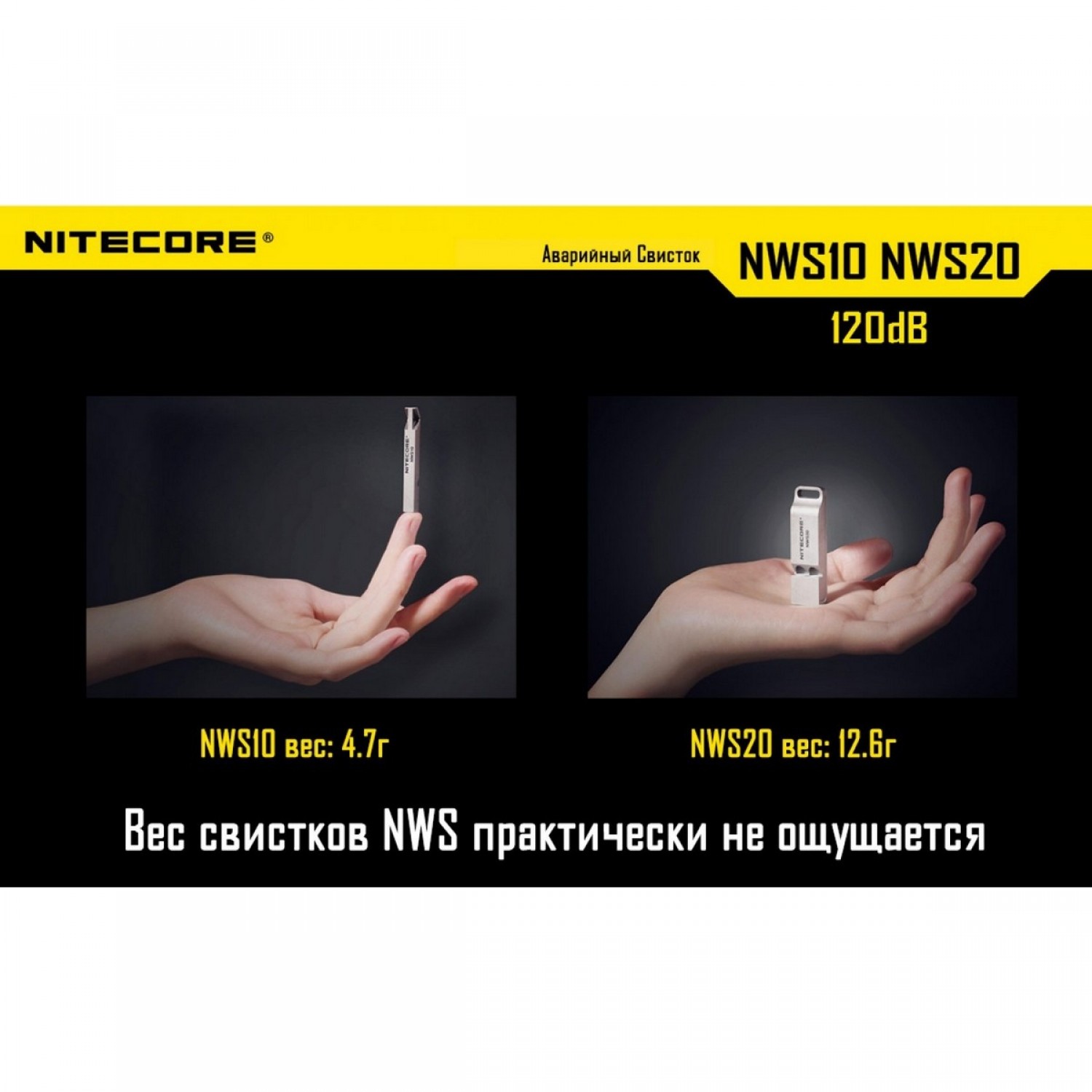 NITECORE NWS10 11060. Купить Свисток на Официальном Сайте NITECORE в России.