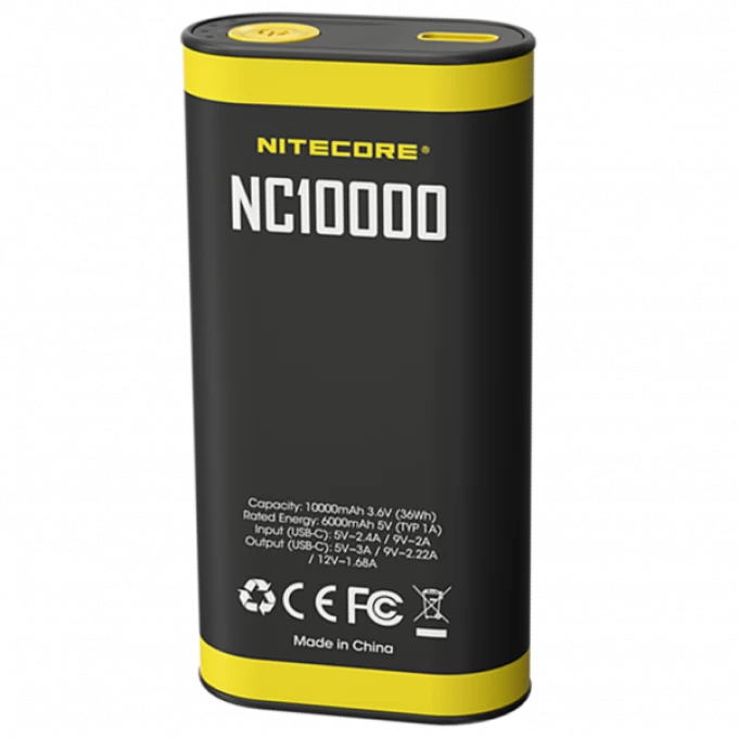 Внешний аккумулятор NITECORE NC10000 22315 Внешний аккумулятор NITECORE NC10000 22315