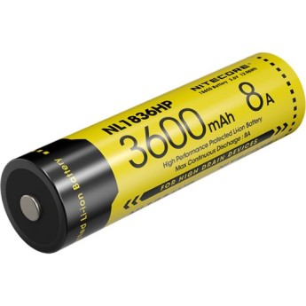 Аккумулятор NITECORE NL1836HP 18650 3.6v 3600mAh Li-ion 3.6v 8A