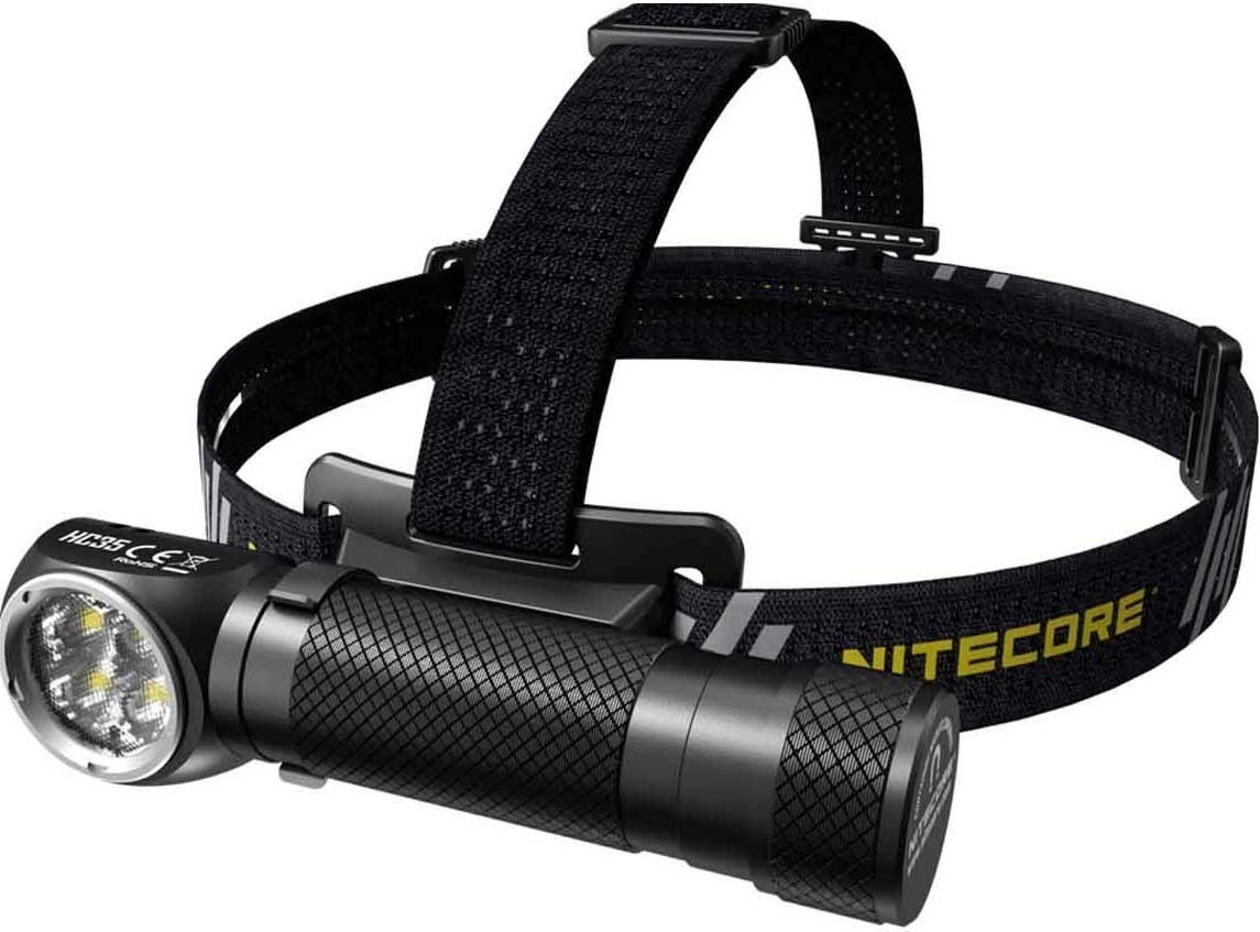 Обзор Nitecore HC35. Налобный фонарь с двумя вариантами крепления, 4  светодиодами и возможностью подзарядки