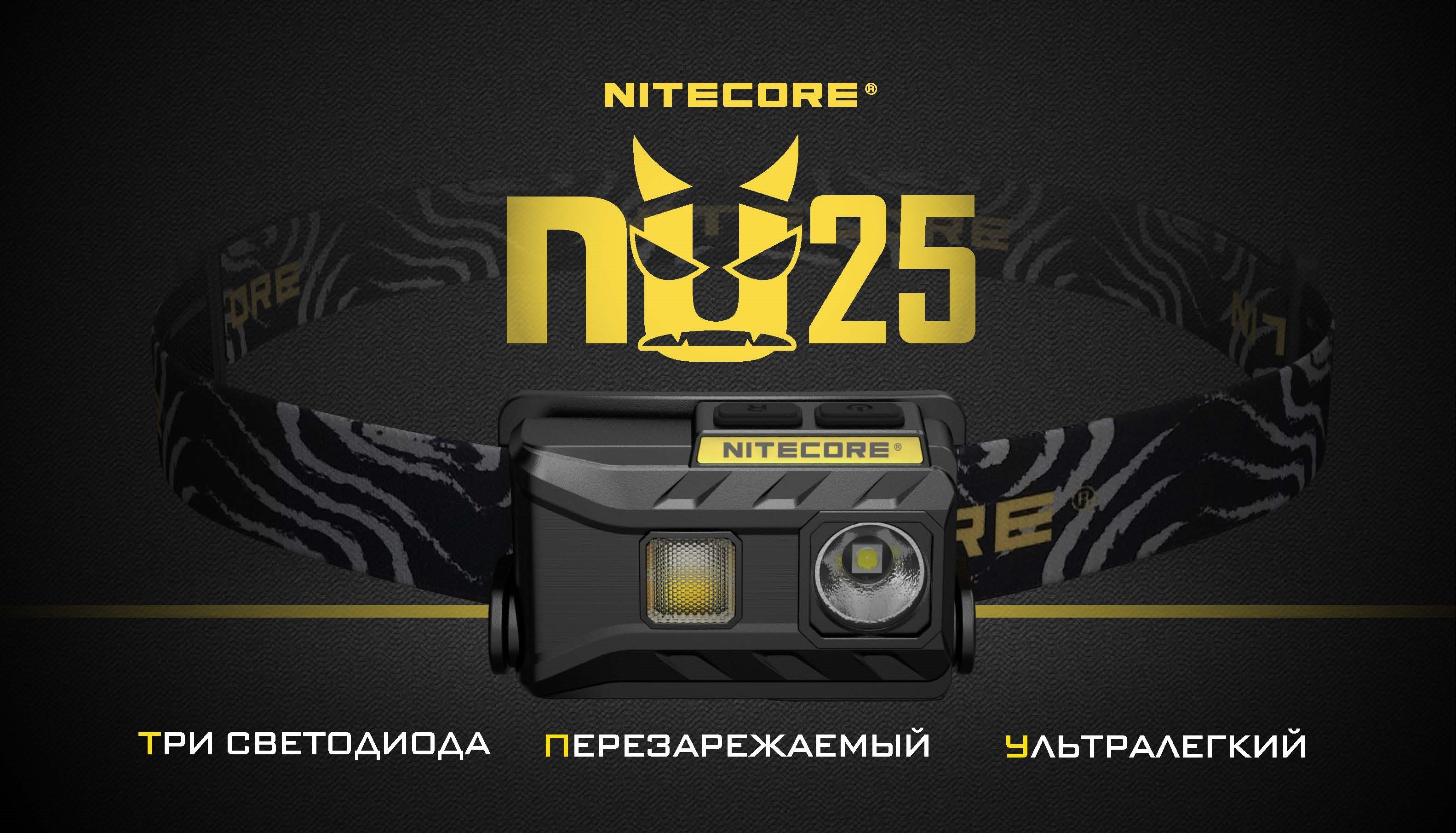 Обзор NITECORE NU25. Сверхкомпактный налобный фонарь с ближним и дальним  светом