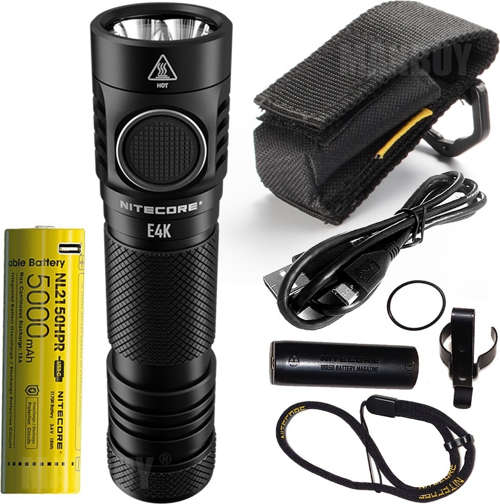 Обзор Nitecore E4K. компактного и сверхлегкого фонаря с 4
